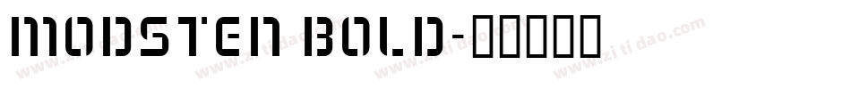Modsten Bold字体转换